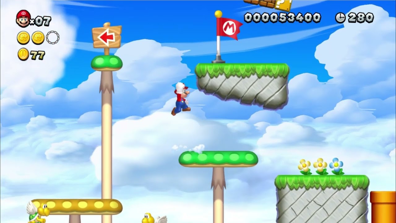 NSMBU Custom Level - Mushroom It
