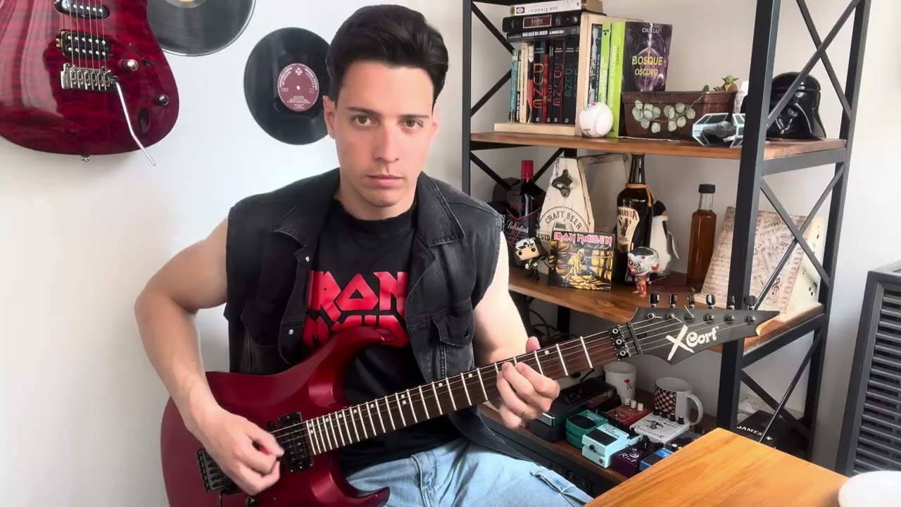 Iron Maiden-Infinite Dreams cover (guitar and bass) 