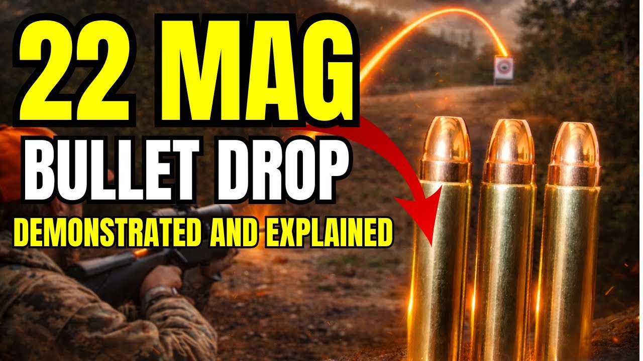 22 Mag Bullet Drop - Demonstrated and Explained