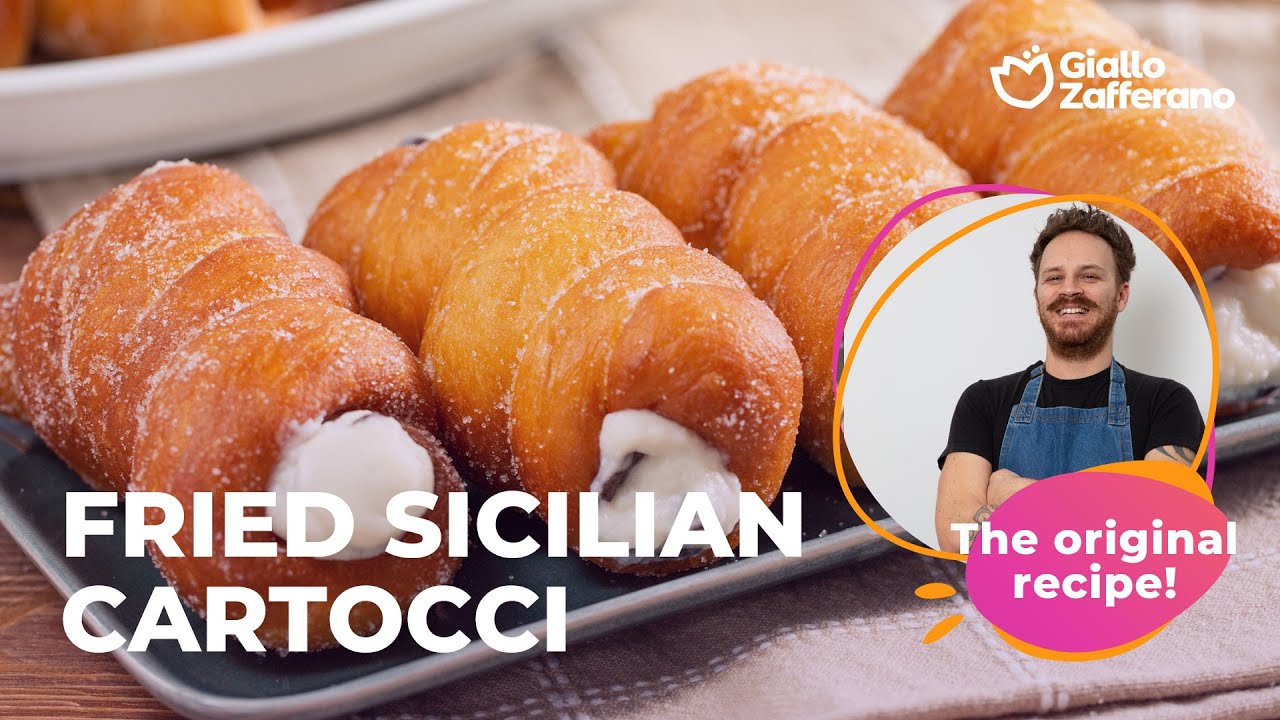 FRIED SICILIAN CARTOCCI: THE PERFECT RECIPE BY GIALLOZAFFERANO🔥😍🤤