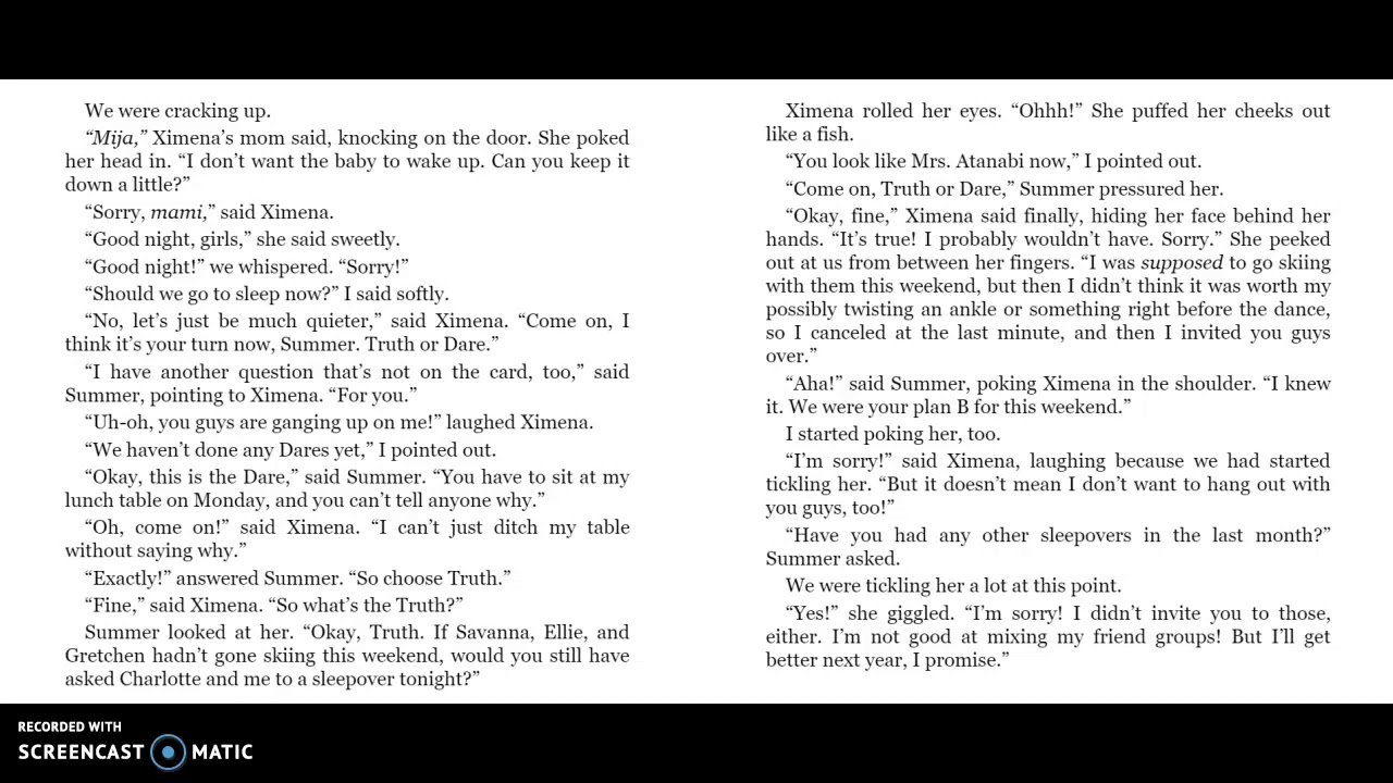 Auggie & Me: How We Played Truth or Dare (pt 1)