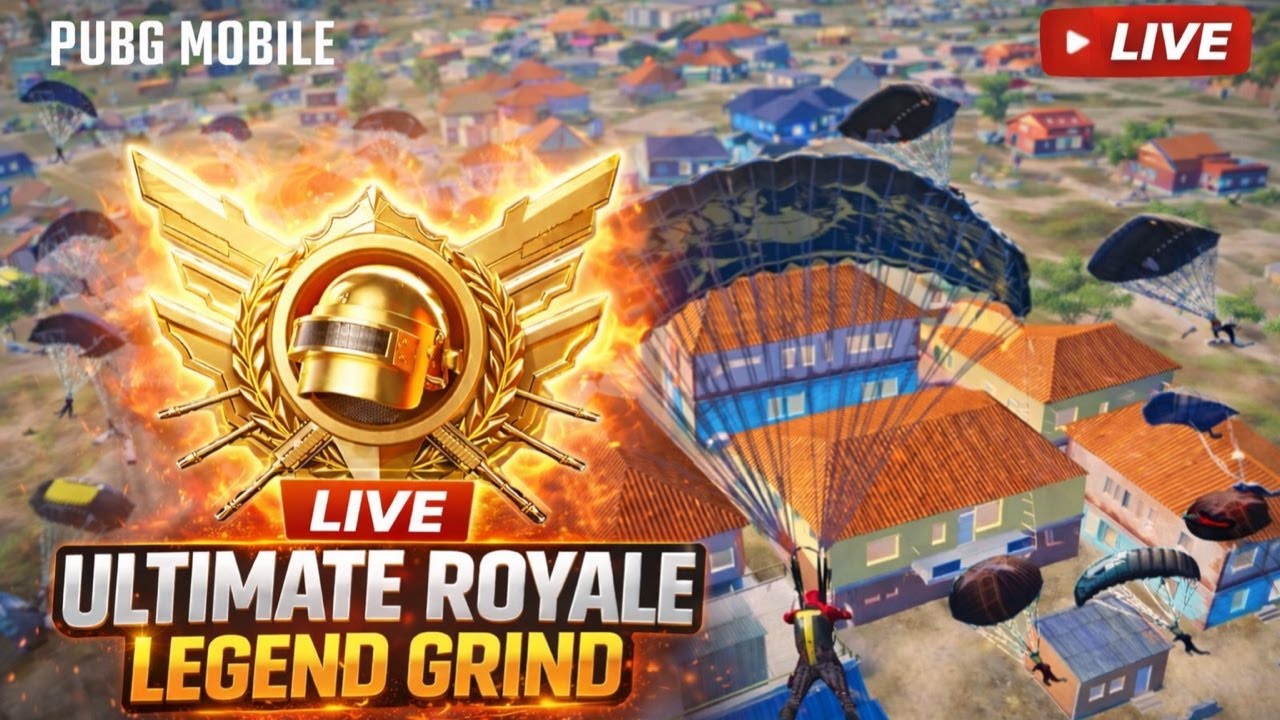 🔴LIVE🔴 ULTIMATE ROYALE DAY 1 LEGEND GRIND🔥