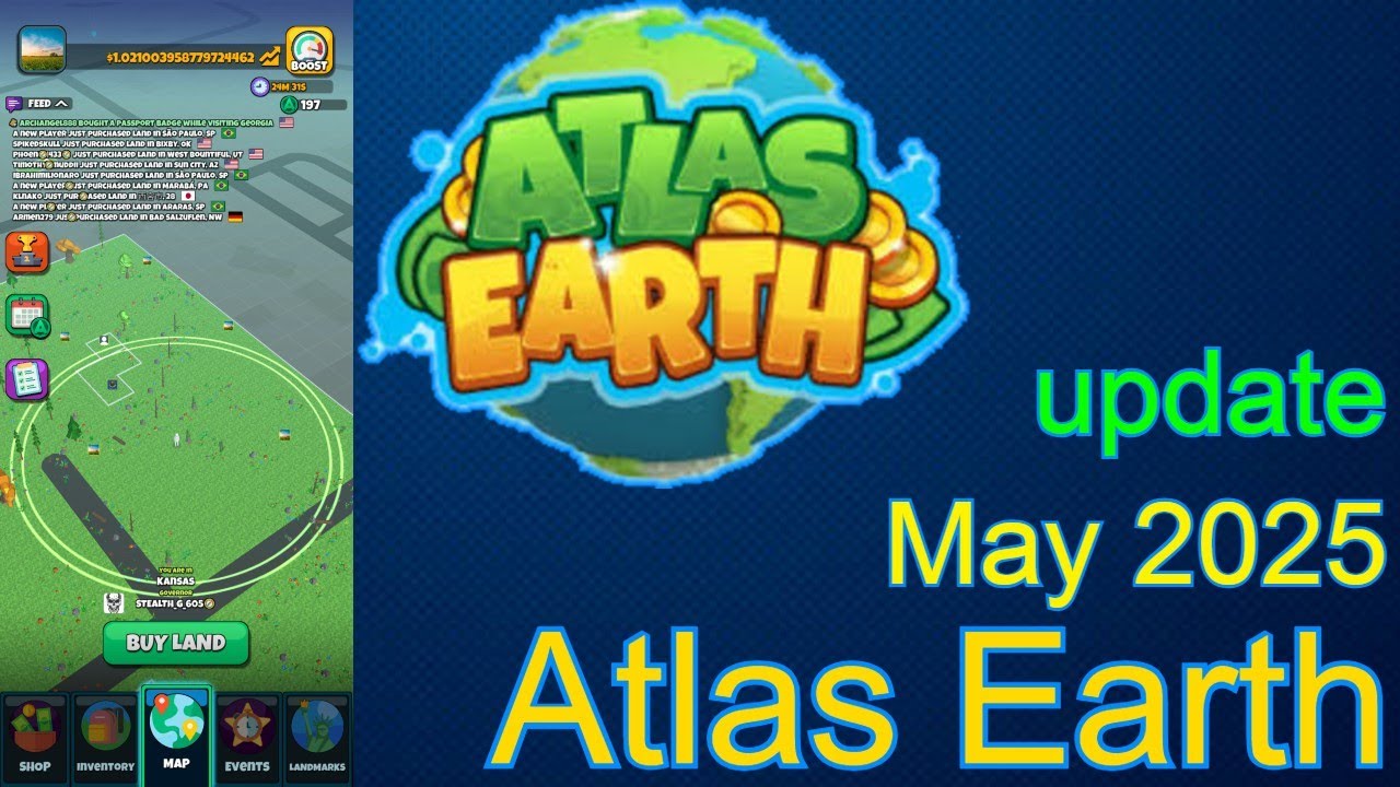 Atlas Earth: May 2025 - Update