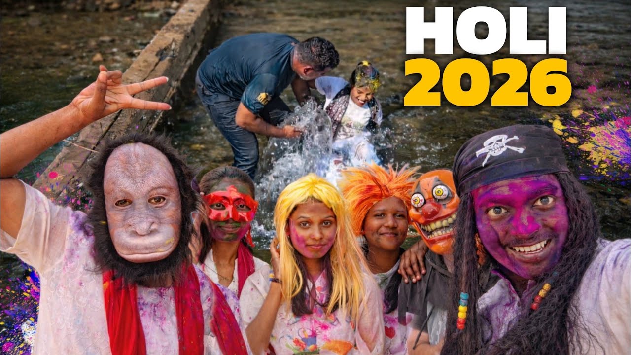 Itna Khatarnak holi 😭  | Holi 2026 vlog | ASLI ABHAY VLOGS