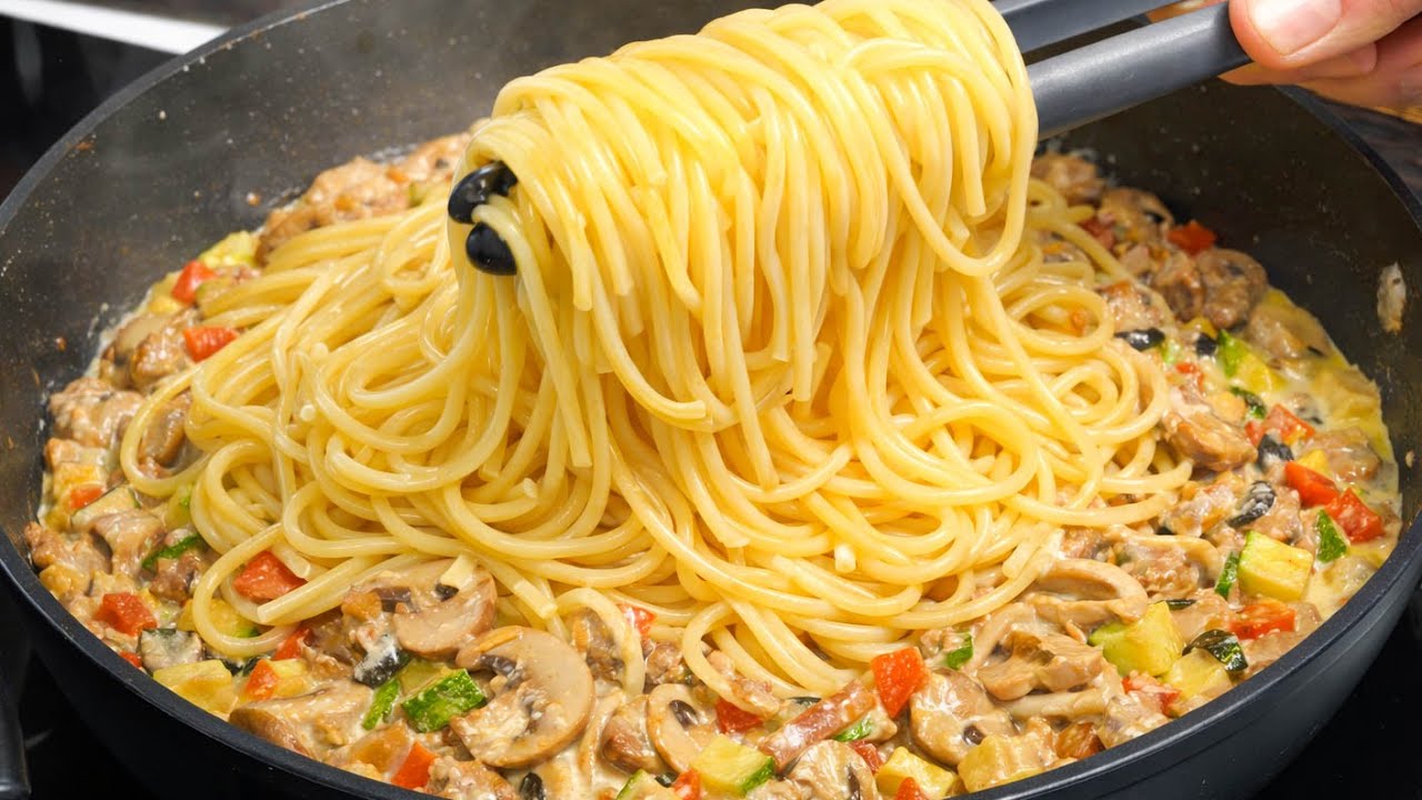 Unglaublich leckere Spaghetti in 15 Minuten! So hast du Pasta noch nie gegessen