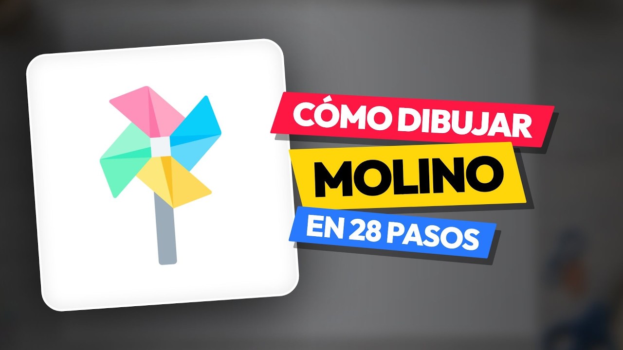 🌬️ Cómo dibujar un molino origami paso a paso | Tutorial completo y creativo