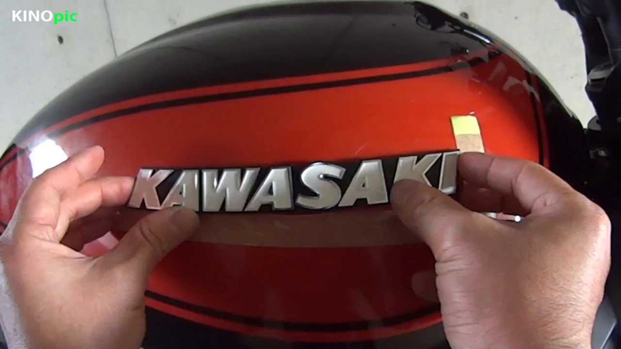 旧型エンブレムに交換【z900RS】【Emblem】