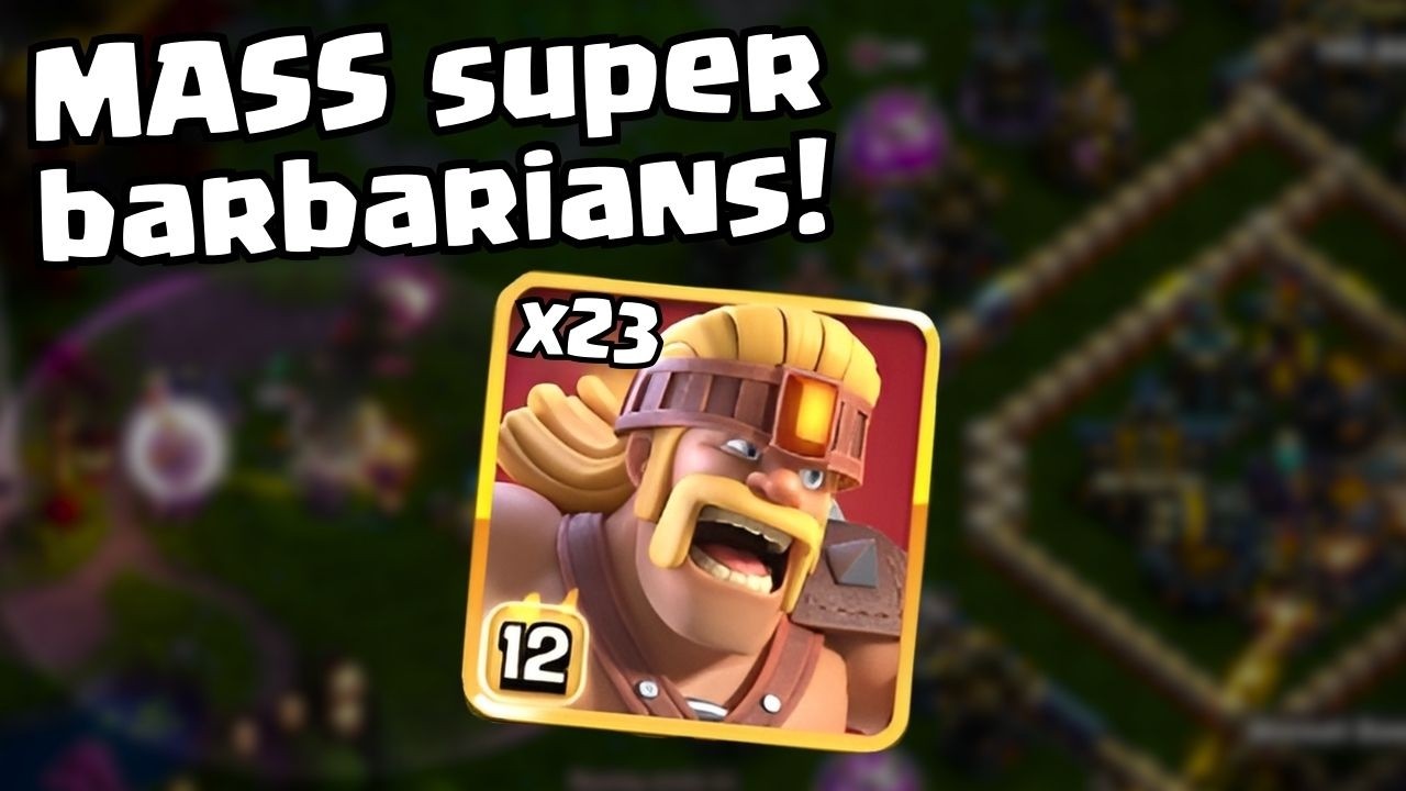 Beating Legend League with EVERY UNIT! - Ep. 1 Barb / Super Barbs