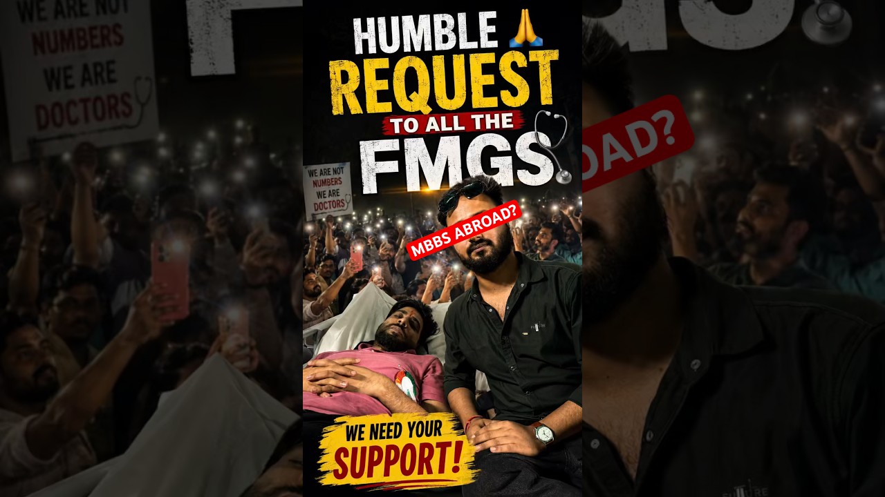 MBBS Abroad🥼 FMGE Protest #fmge #shorts #viral #doctor #mbbs #neet #nmc #lifeofmedicalstudent