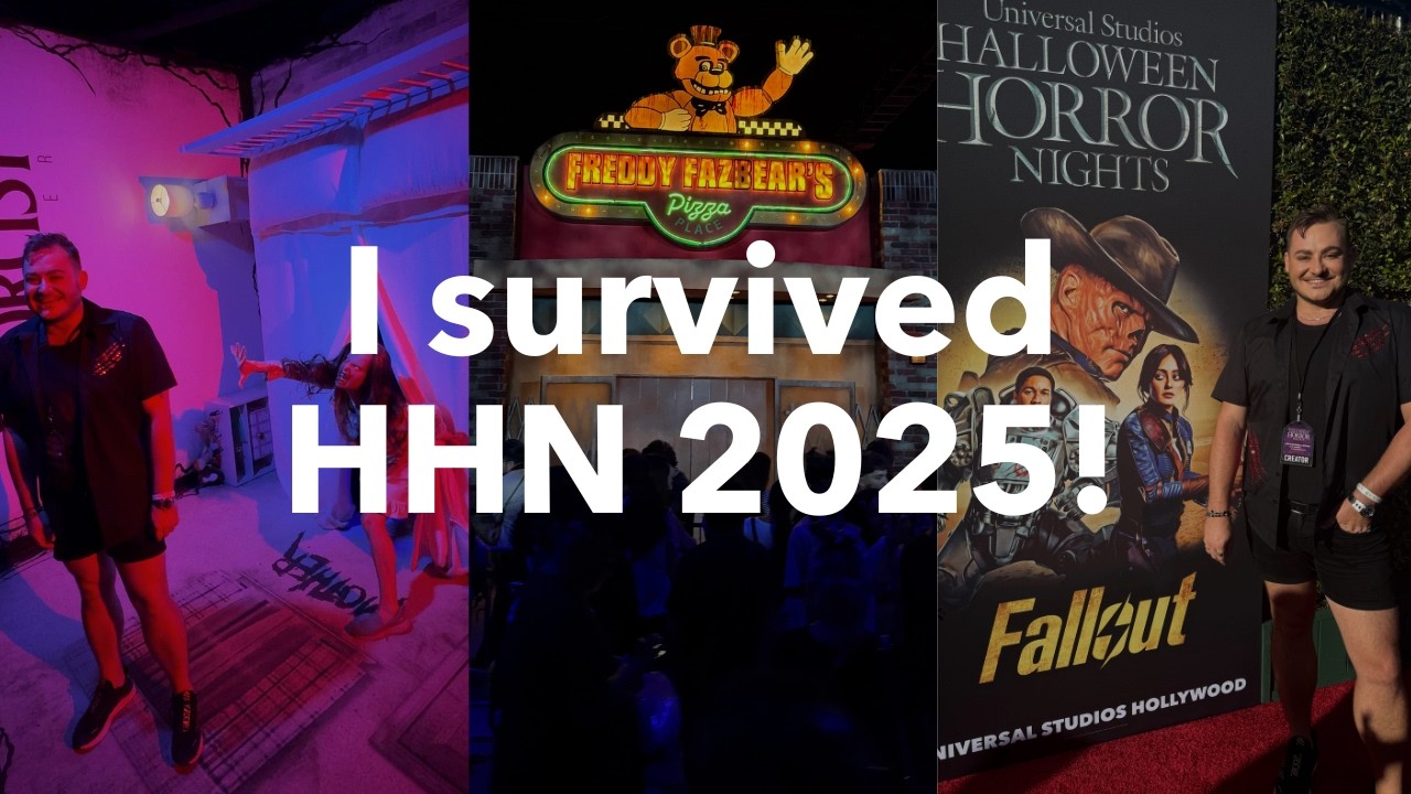 Halloween Horror Nights 2025 Scare Reactions 🎃 | Hollywood Opening Night + Warner Bros Tour
