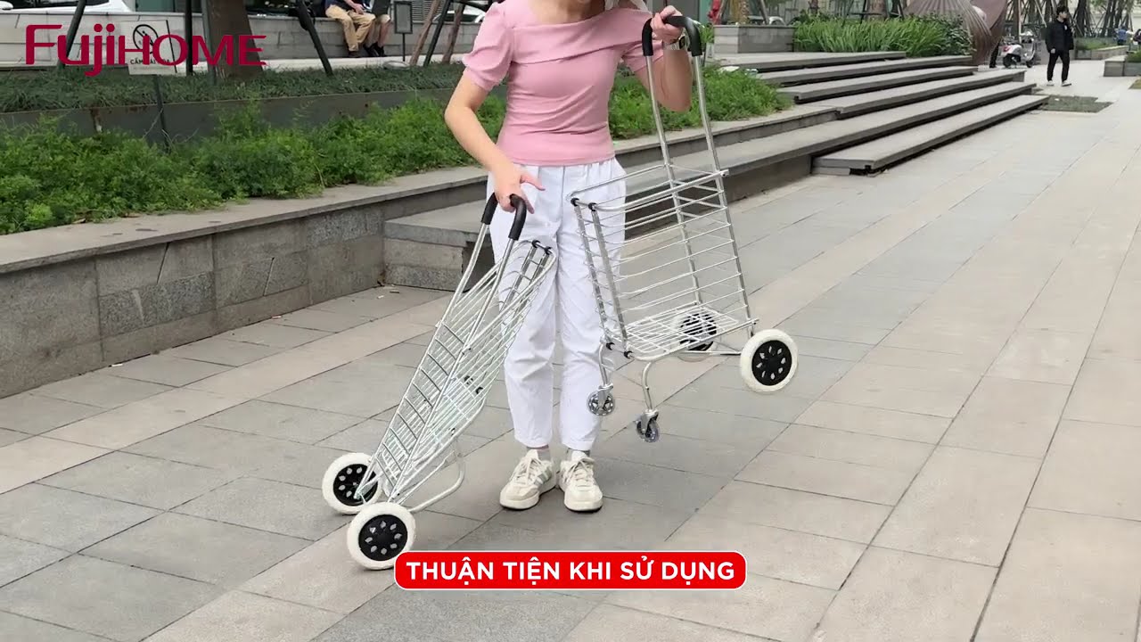 Xe kéo đi chợ gấp gọn SC-250NEW2, SC-250NEW4 | Fujihome Việt Nam