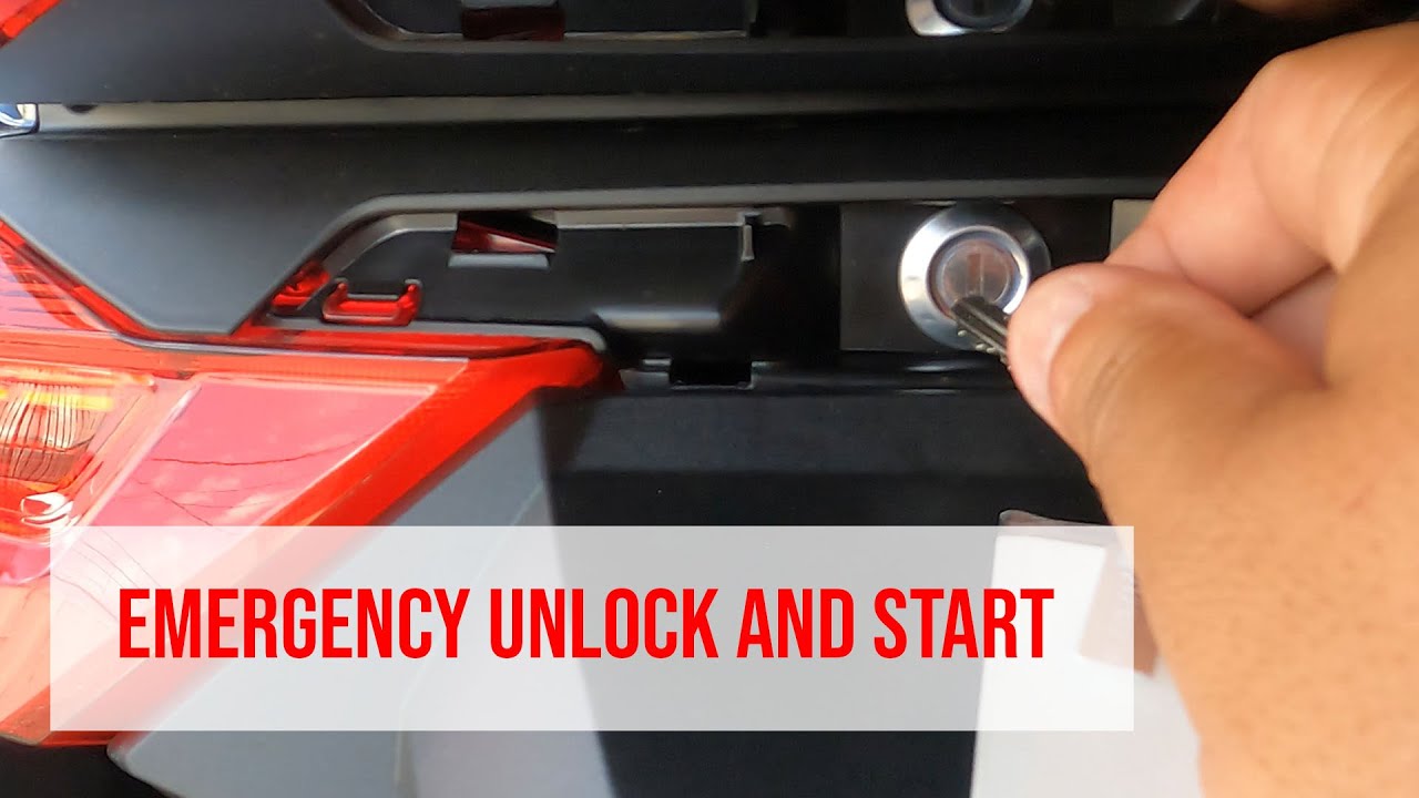 Honda Goldwing 2022 Emergency unlock and Emergency start