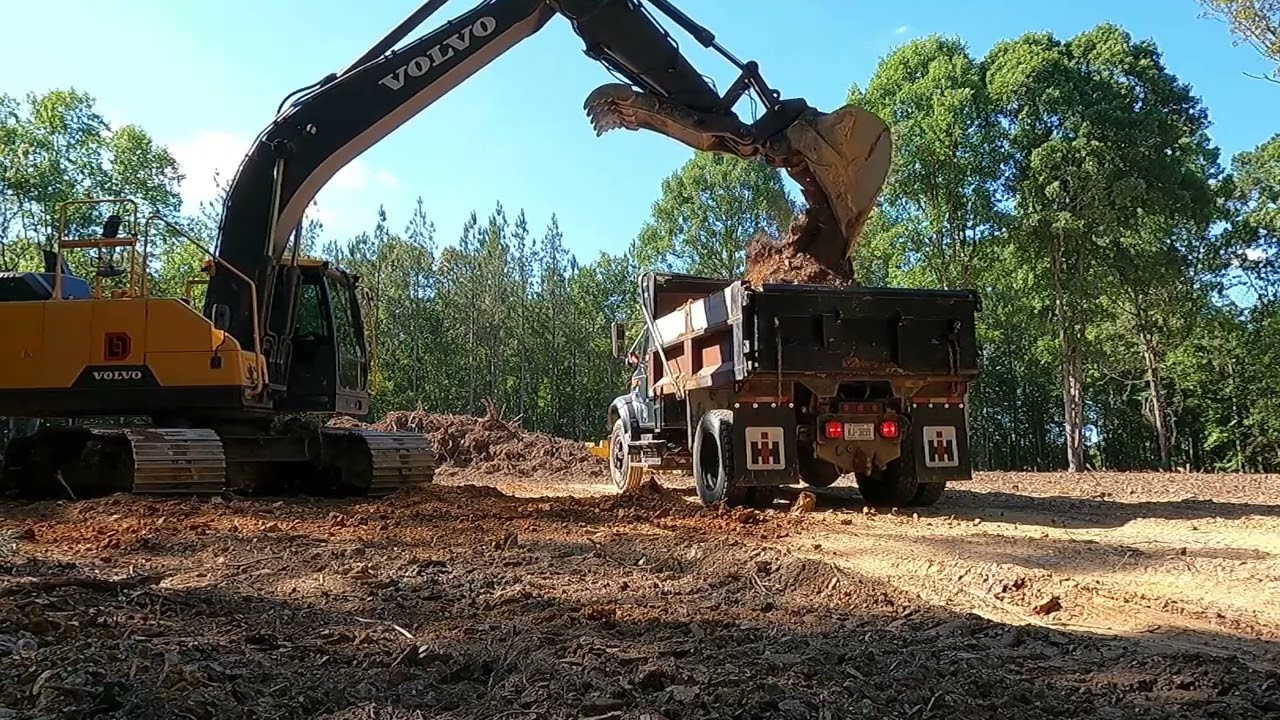 Digging More Dirt For The Road And Finishing The Back Field