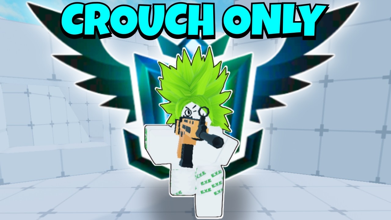 I Tried CROUCH ONLY in Roblox Rivals...