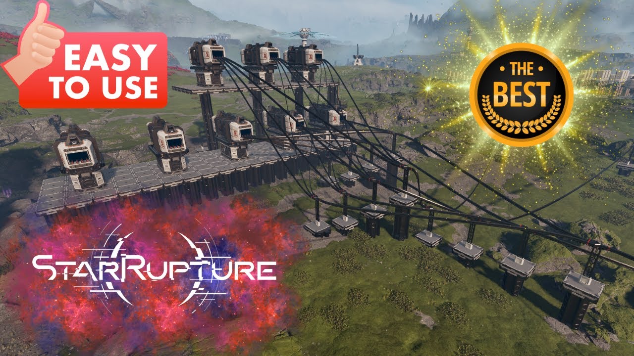 Most Efficient Megapress Factory Build / Setup | StarRupture Building Guide Tips Tricks