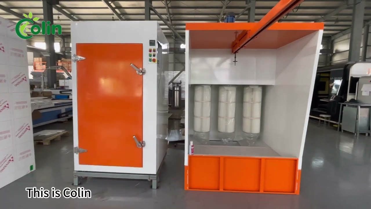 Colin small powder coating system