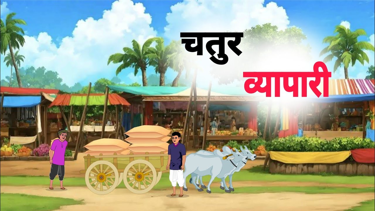चतुर व्यापारी | Chatur Vyapari | Moral story | Hindi Cartoon Videos | Hindi Kahaniya |