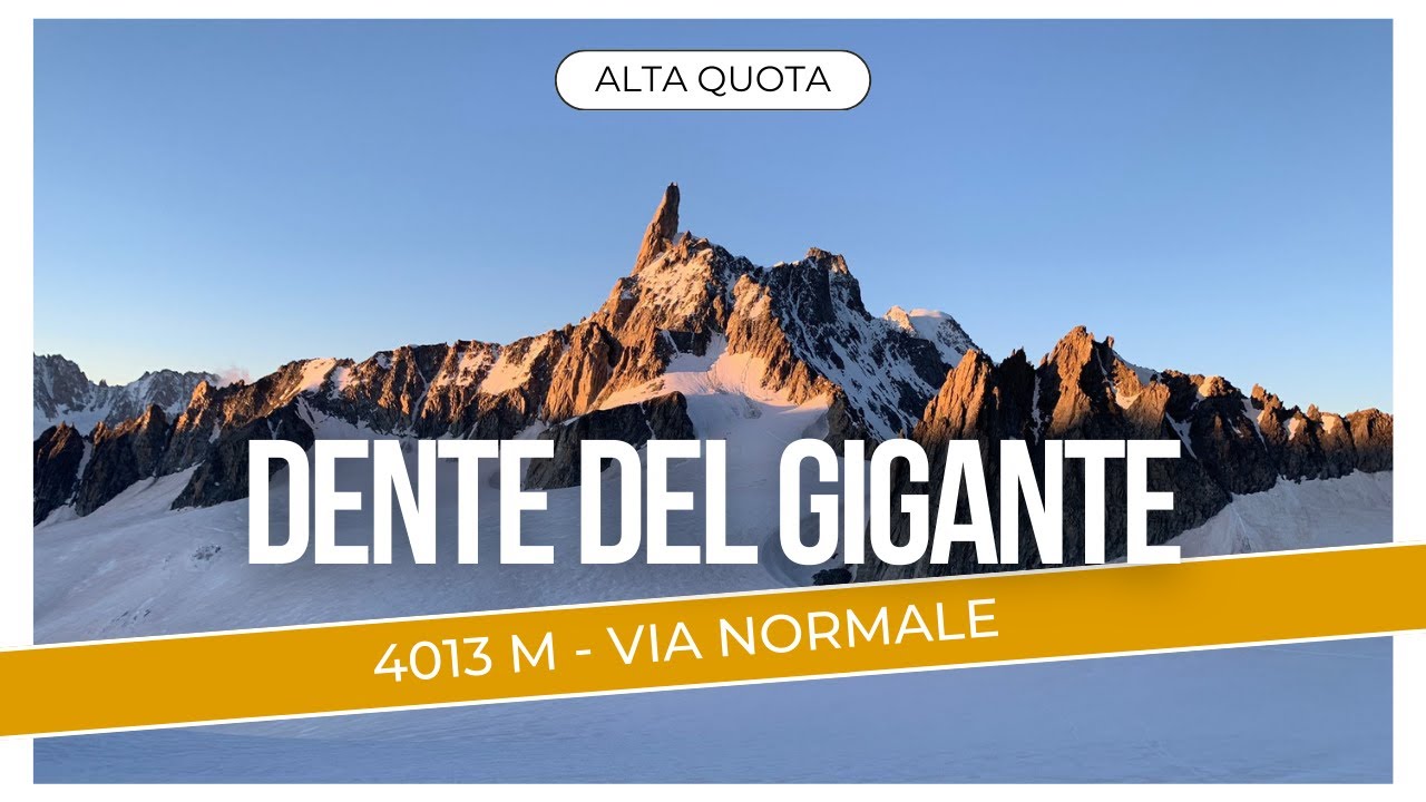 Dente del Gigante (4013 m) - via normale