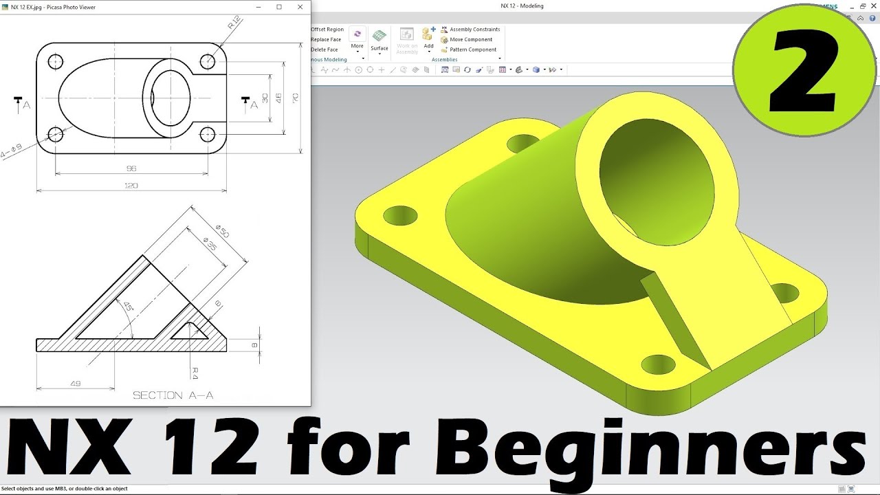 Учебное пособие по Siemens NX 12 для начинающих - 2