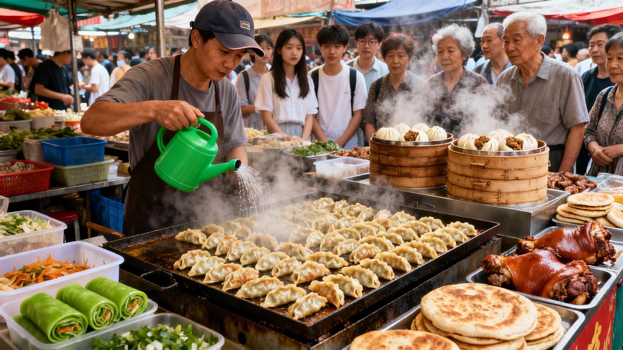Chinese Street Food | Amazing Xi'an Breakfast Food Tour