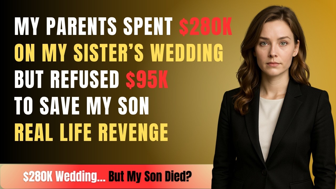 My Parents Spent $280K on My Sister’s Wedding — But Refused $95K to Save My Son | Real Life Revenge