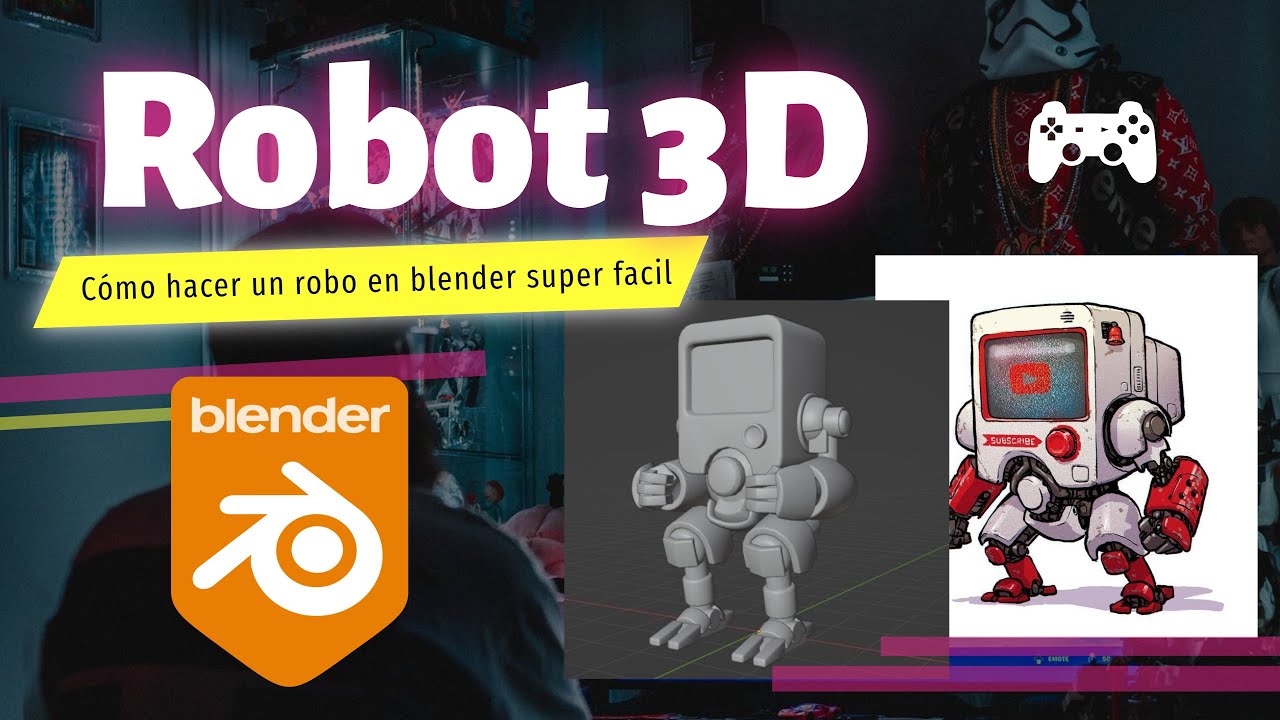Como hacer un robot en blender parte 1