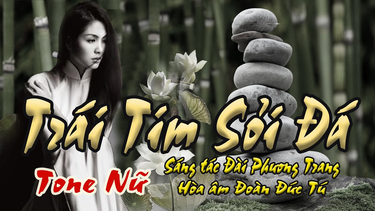 karaoke Trái Tim Sỏi Đá_ Sáng tác Đài Phương Trang_ Hòa âm Đoàn Đức Tú_ Giọng Nữ