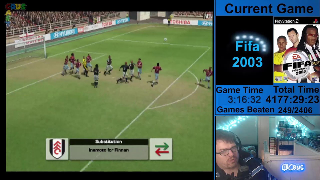 Beating Every PS2 Game - Game 251 - Fifa 2003