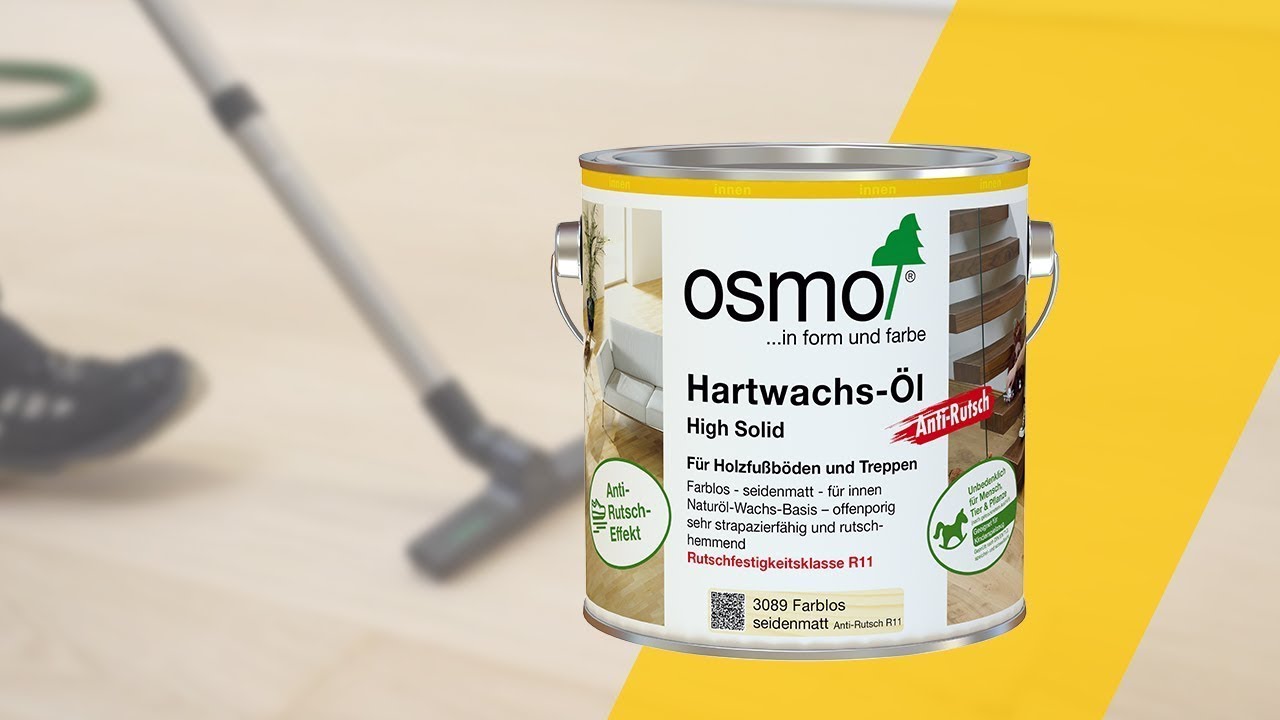 Hartwachs-Öl Anti-Rutsch - Erhöhte Rutschsicherheit für Holzfußböden