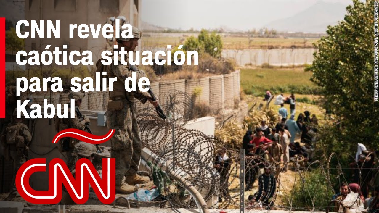 Clarissa Ward de CNN revela la caótica situación para salir del aeropuerto de Kabul