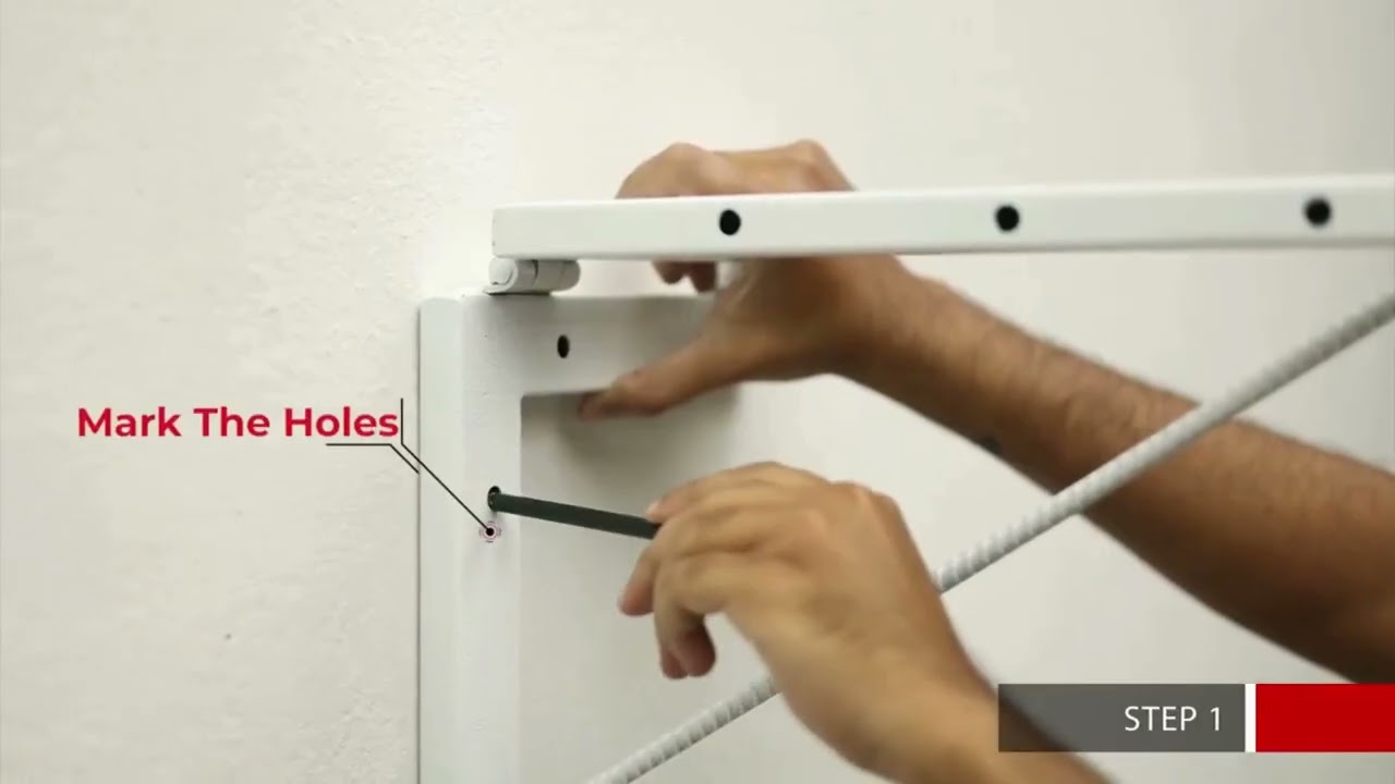 APPLICE Foldable Wall Mount Cloth Drying Stand || Cloth Dryer Stand || APPLICE