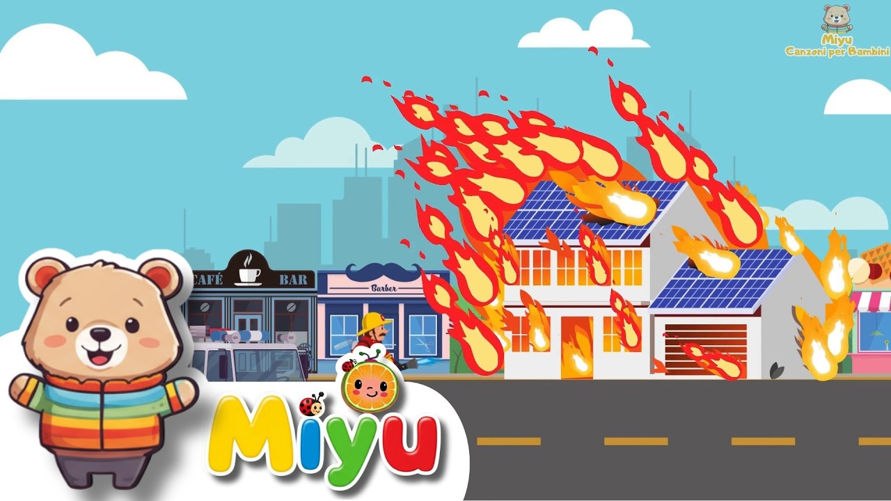 🎵✨ Impara Giocando con Miyu! Canzoni per Bambini su Parti del Corpo, Animali, Pompiere e Colori 🎨🚒