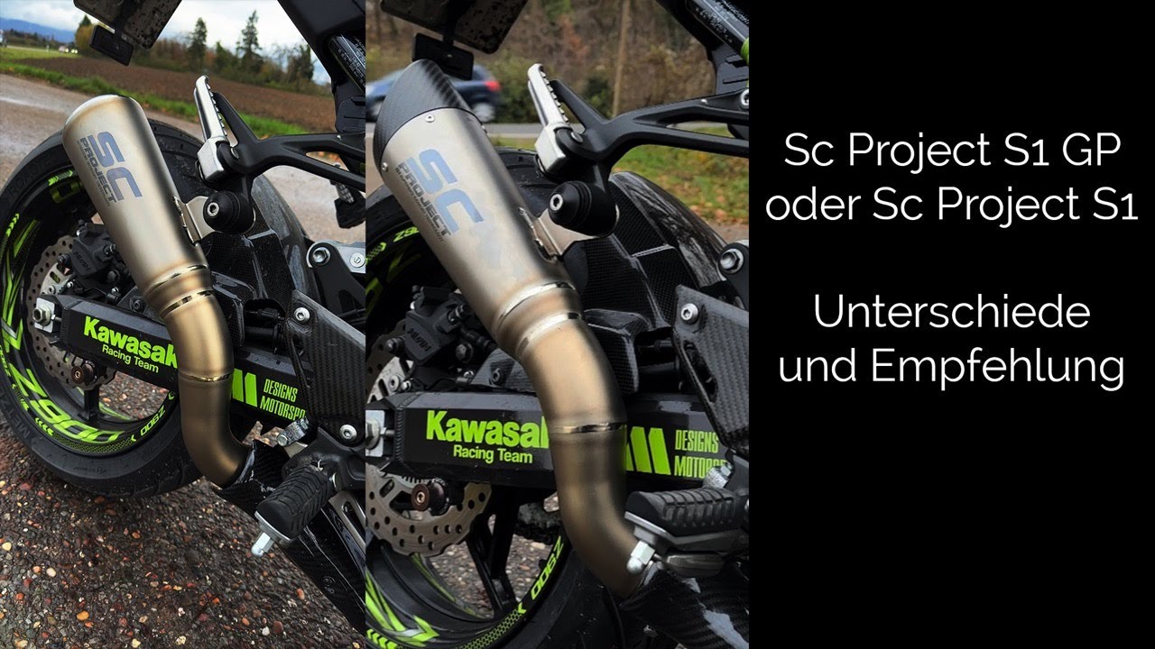 Sc Project S1 oder S1 GP Unterschiede und Empfehlung Kawasaki Z900
