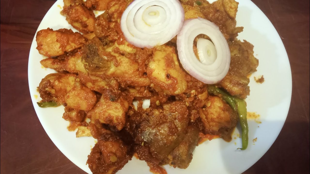 స్పైసీ గా garlic చికెన్ ఫ్రై ఈ విధంగ చేస్తే  ఆహా అనాల్సిందే || garlic chicken recipe in Telugu ||
