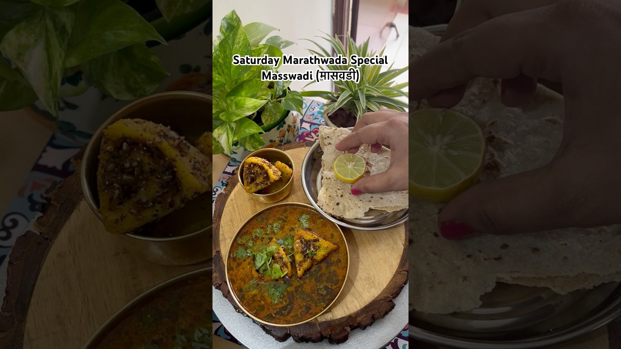Saturday Marathwada Special - Masswadi(मासवडी) #shortsfeed #food #recipe #maswadi #marathwadaspecial