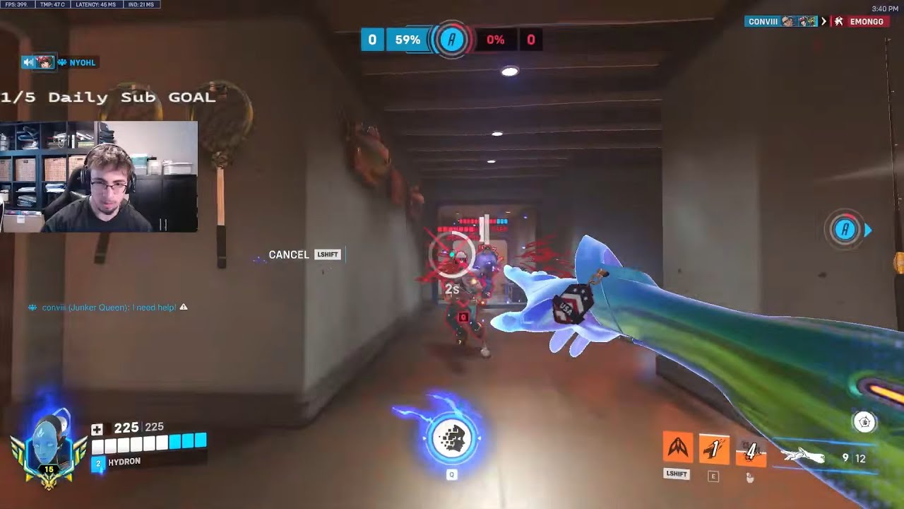 Гидрон доминирует в роли Эхо — Overwatch 2, 20 сезон, топ-500