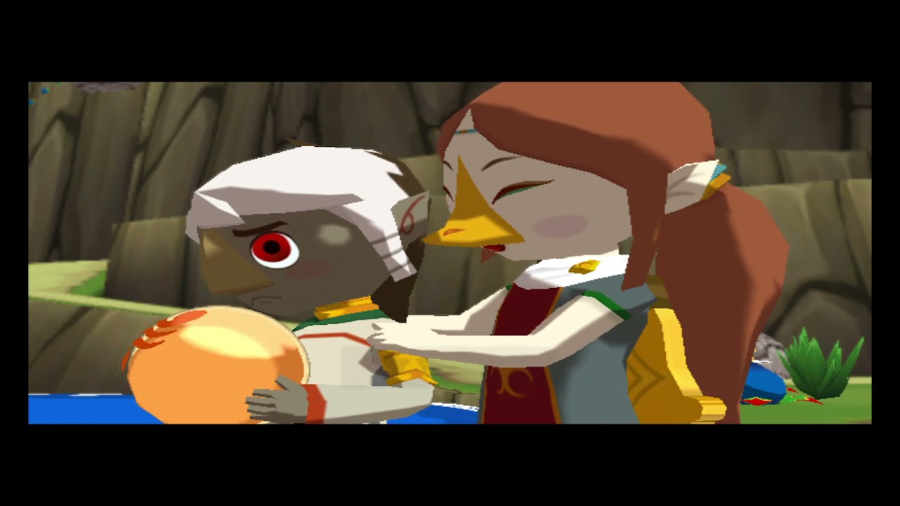 the legend of Zelda - Wind Waker  La Isla del drag&oacute;n, matando al escorpi&oacute;n gigante 🦂📬✉️