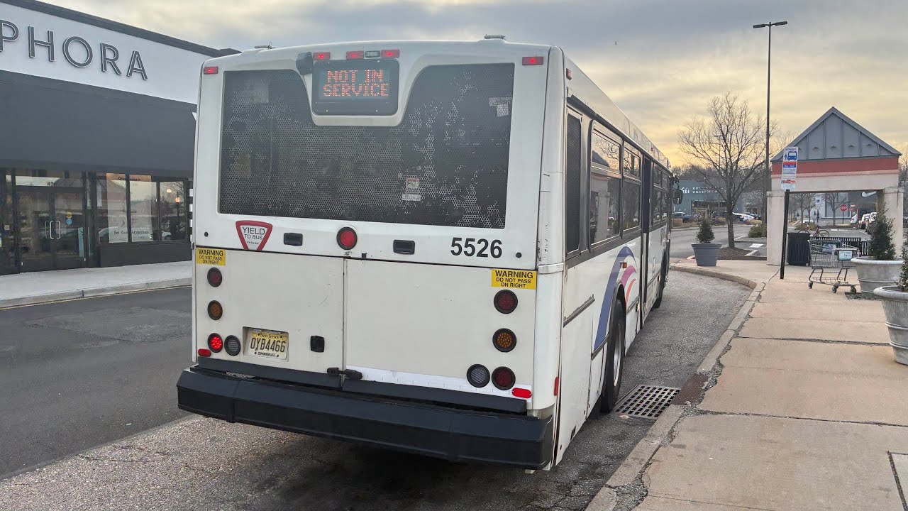 NJ Transit Bus Ride 603 Mercer Mall (2010 NABI 416.15 5526)