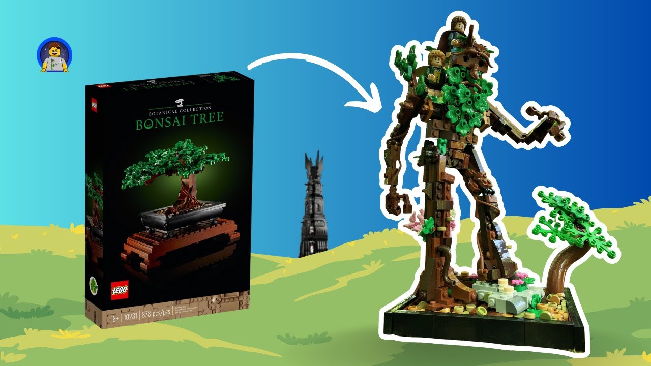 Обзор альтернативной сборки набора LEGO Lord of the Rings Treebeard (10281)