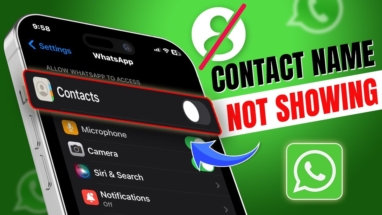 How to Fix WhatsApp Contact Name Not Showing | WhatsApp contact name missing