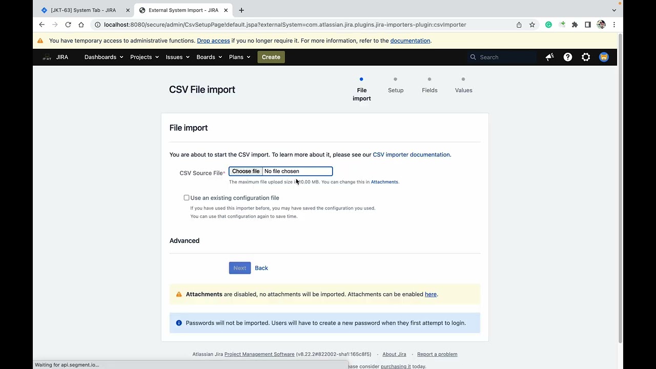 Import/export in Jira. | How to take backup in Jira? #Jira
