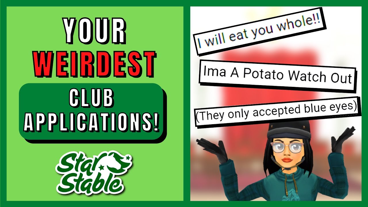 Your WEIRDEST CLUB APPLICATIONS! 😲 Star Stable Online