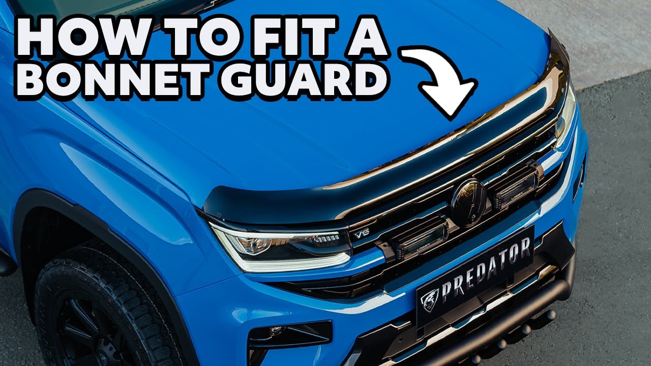 How To Fit A 2023+ VW Amarok Bonnet Protector