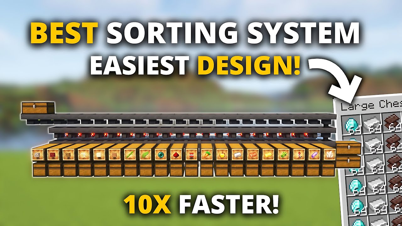 The ABSOLUTE BEST Auto Sorter for Minecraft 1.21
