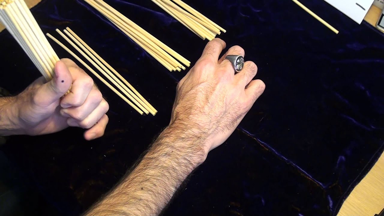 tirage du yi king  Tiges d'achillée