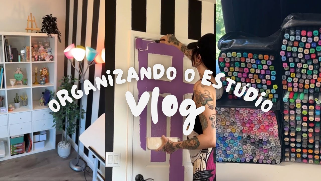PINTANDO A PORTA E MUDANDO TUDO DE LUGAR - SERÁ QUE FICOU BOM?
