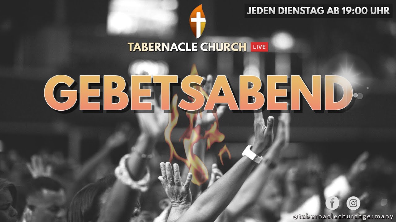 Einmütiges Gebet in der Gegenwart Gottes am Abend – 26. Juni 2023 in Mannheim auf Deutsch LIVE