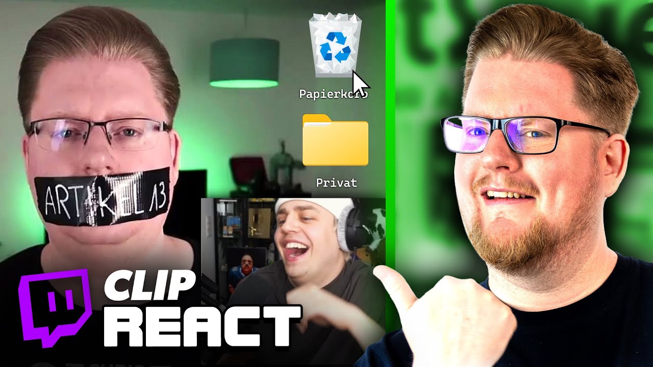 Papaplatte hat Peter als Hintergrundbild! | React auf eure Twitch Clips!
