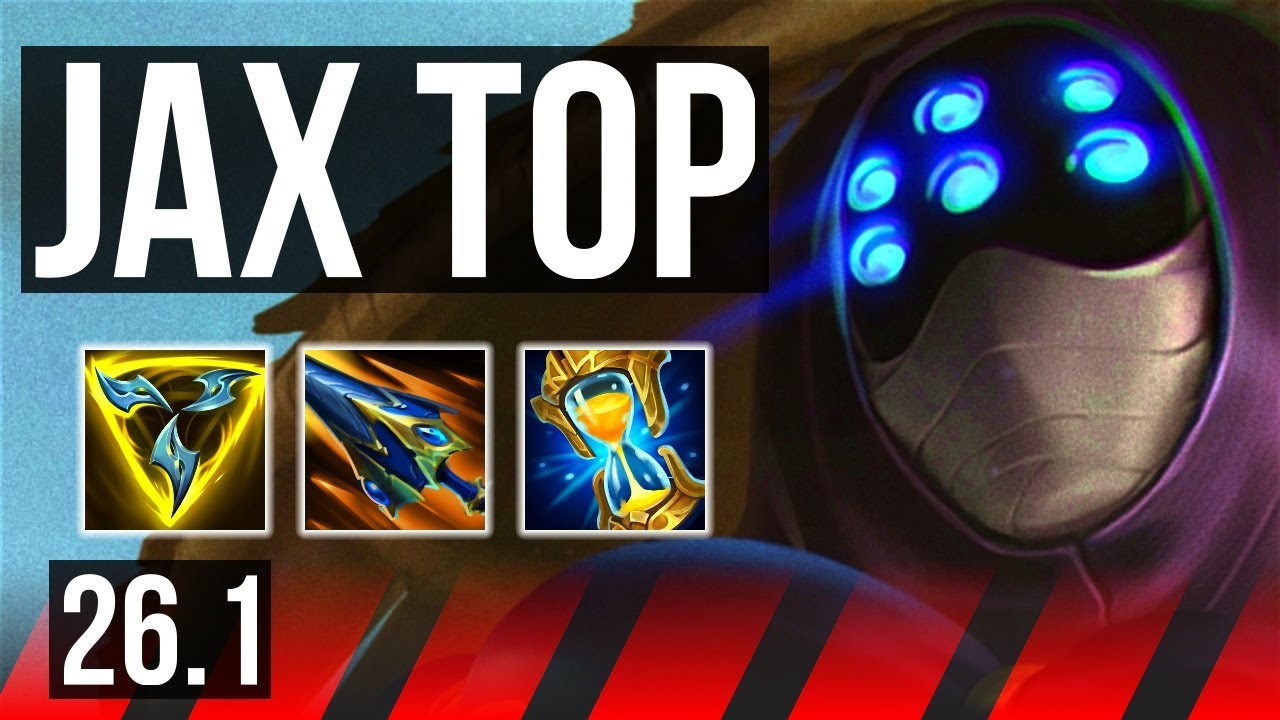 JAX vs WARWICK (TOP) | Good KDA: 13/2/7 | KR Master | 26.1