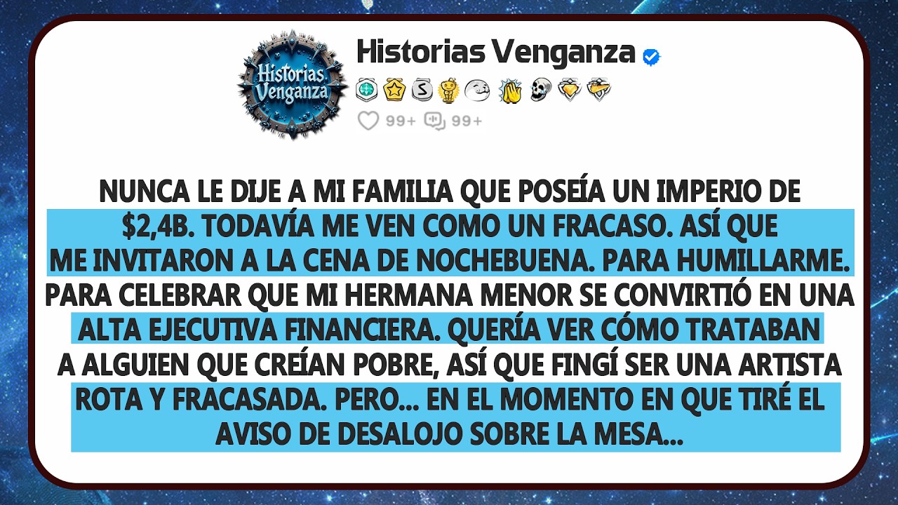 Nunca Le Dije A Mi Familia Que Poseo Un Imperio De $2,4B. Todavía Me Ven Como Un Fracaso. Así Que...